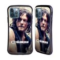 thumbnail image 1 of Head Case Designs Officially Licensed AMC The Walking Dead Daryl Dixon Half Body Hybrid Case Compatible with Apple iPhone 12 / iPhone 12 Pro, 1 of 7