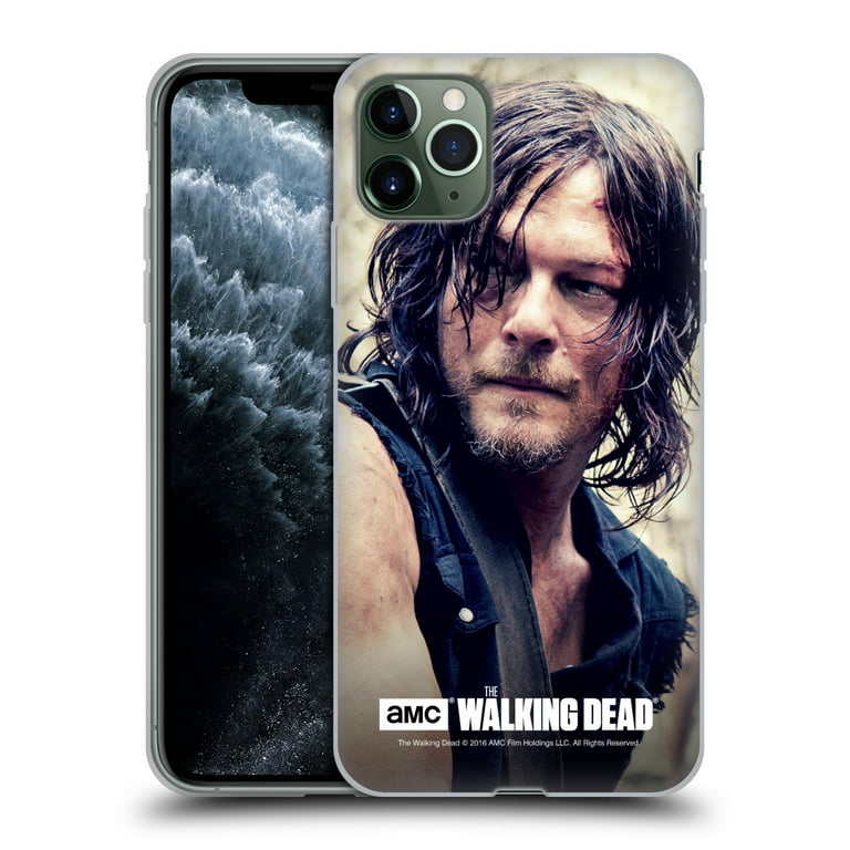 Head Case Designs Officially Licensed AMC The Walking Dead Daryl Dixon Half  Body Soft Gel Case Compatible with Apple iPhone 11 Pro Max