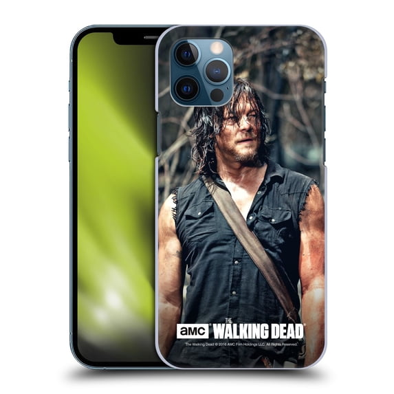 Head Case Designs Officially Licensed AMC The Walking Dead Daryl Dixon Look Hard Back Case Compatible with Apple iPhone 12 / iPhone 12 Pro