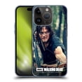 thumbnail image 1 of Head Case Designs Officially Licensed AMC The Walking Dead Daryl Dixon Lurk Soft Gel Case Compatible with Apple iPhone 15 Pro, 1 of 7