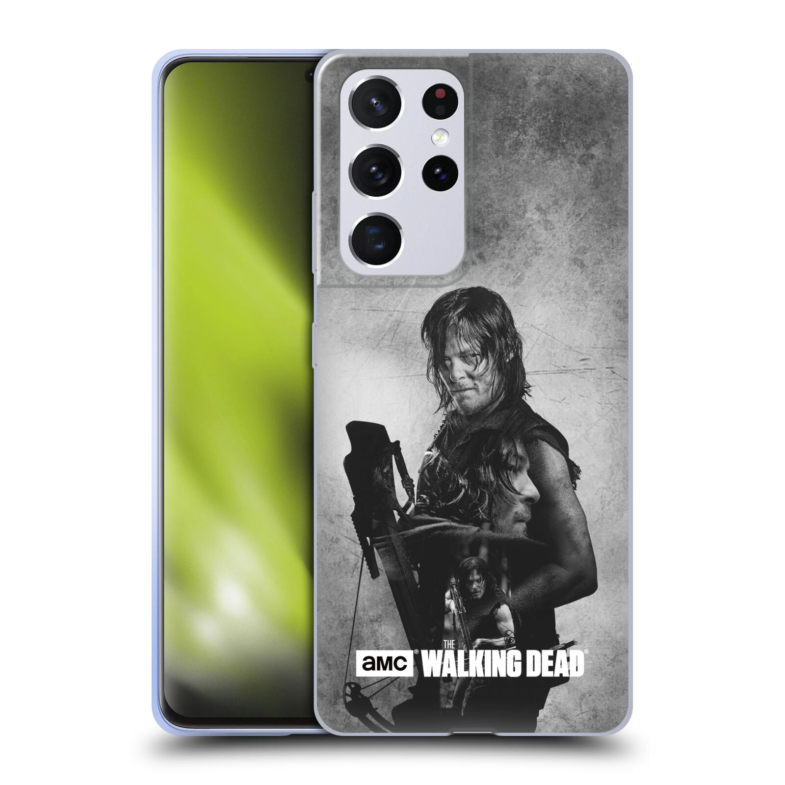 Head Case Designs Officially Licensed AMC The Walking Dead Double Exposure  Morgan Soft Gel Case Compatible with Samsung Galaxy Note20 Ultra / 5G 