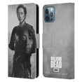 thumbnail image 1 of Head Case Designs Officially Licensed AMC The Walking Dead Double Exposure Glenn Leather Book Wallet Case Cover Compatible with Apple iPhone 12 / iPhone 12 Pro, 1 of 6