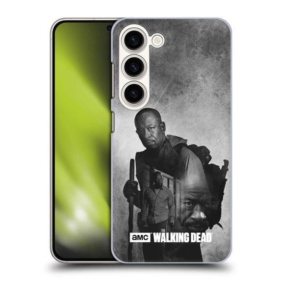 Head Case Designs Officially Licensed AMC The Walking Dead Double Exposure Morgan Hard Back Case Compatible with Samsung Galaxy S23 5G