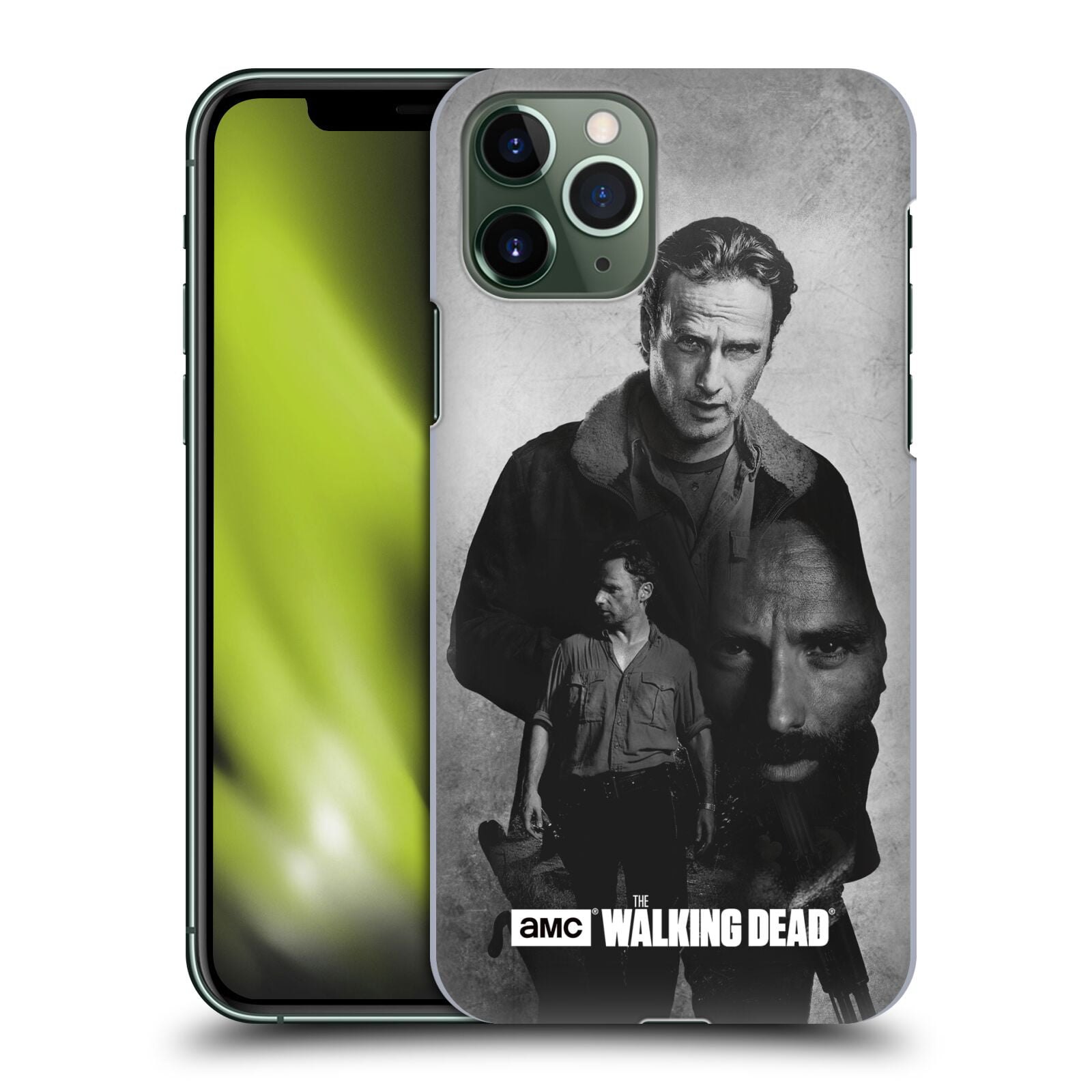 Head Case Designs Officially Licensed AMC The Walking Dead Double Exposure  Rick Hard Back Case Compatible with Apple iPhone 11 Pro 