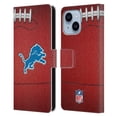 thumbnail image 1 of Head Case Designs NFL Detroit Lions Graphics Football Leather Book Wallet Case Cover For Apple iPhone 14 Plus, 1 of 6