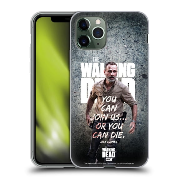 Head Case Designs Officially Licensed AMC The Walking Dead Rick Grimes Legacy Join Us Soft Gel Case Compatible with Apple iPhone 11 Pro