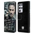 thumbnail image 1 of Head Case Designs Officially Licensed AMC The Walking Dead Rick Grimes Legacy Question Leather Book Wallet Case Cover Compatible with Samsung Galaxy S21 Ultra 5G, 1 of 6
