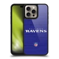 thumbnail image 1 of Head Case Designs NFL Baltimore Ravens Logo Distressed Look Gel Armour Case For Apple iPhone 16 Pro Max, 1 of 7
