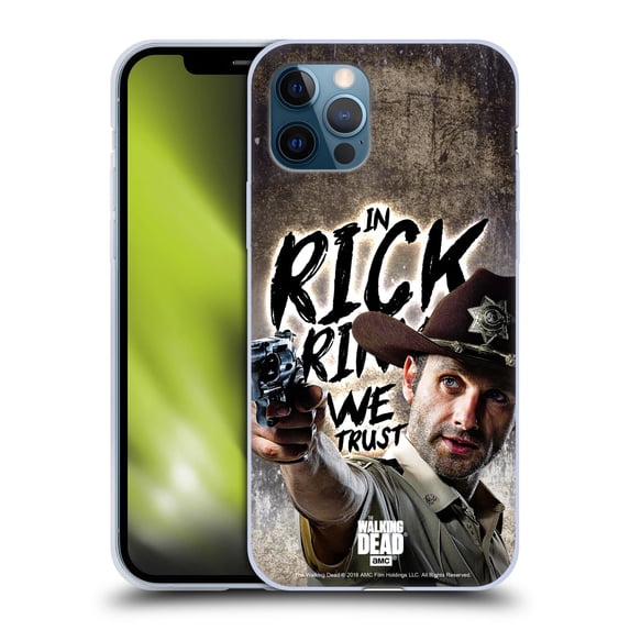 Head Case Designs Officially Licensed AMC The Walking Dead Rick Grimes Legacy Sheriff's Deputy Soft Gel Case Compatible with Apple iPhone 12 / iPhone 12 Pro