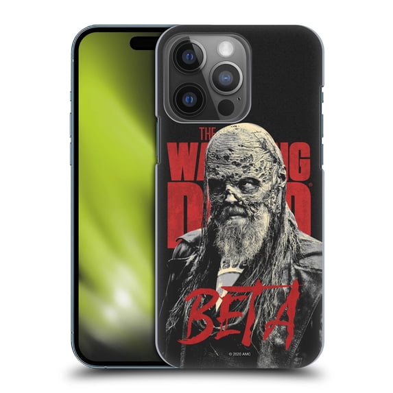 Head Case Designs Officially Licensed AMC The Walking Dead Season 10 Character Portraits Beta Hard Back Case Compatible with Apple iPhone 14 Pro