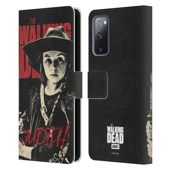Head Case Designs Officially Licensed AMC The Walking Dead Season 10 Character Portraits Judith Leather Book Wallet Case Cover Compatible with Samsung Galaxy S20 FE / 5G