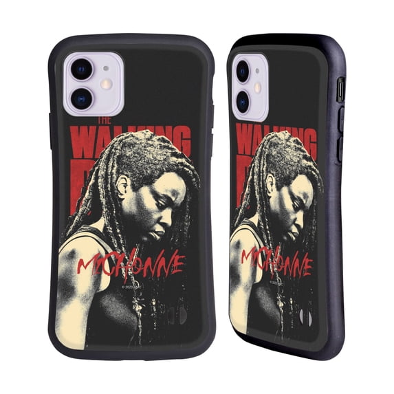 Head Case Designs Officially Licensed AMC The Walking Dead Season 10 Character Portraits Michonne Hybrid Case Compatible with Apple iPhone 11