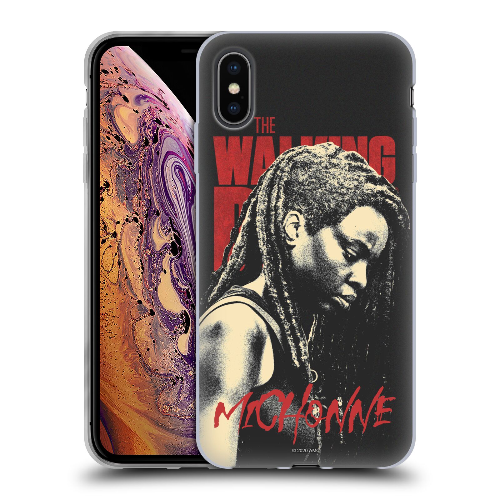 AMC THE WALKING DEAD SEASON 8 PORTRAITS GEL CASE FOR APPLE iPHONE PHONES