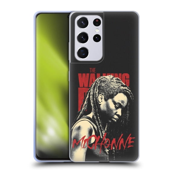 Head Case Designs Officially Licensed AMC The Walking Dead Season 10 Character Portraits Michonne Soft Gel Case Compatible with Samsung Galaxy S21 Ultra 5G