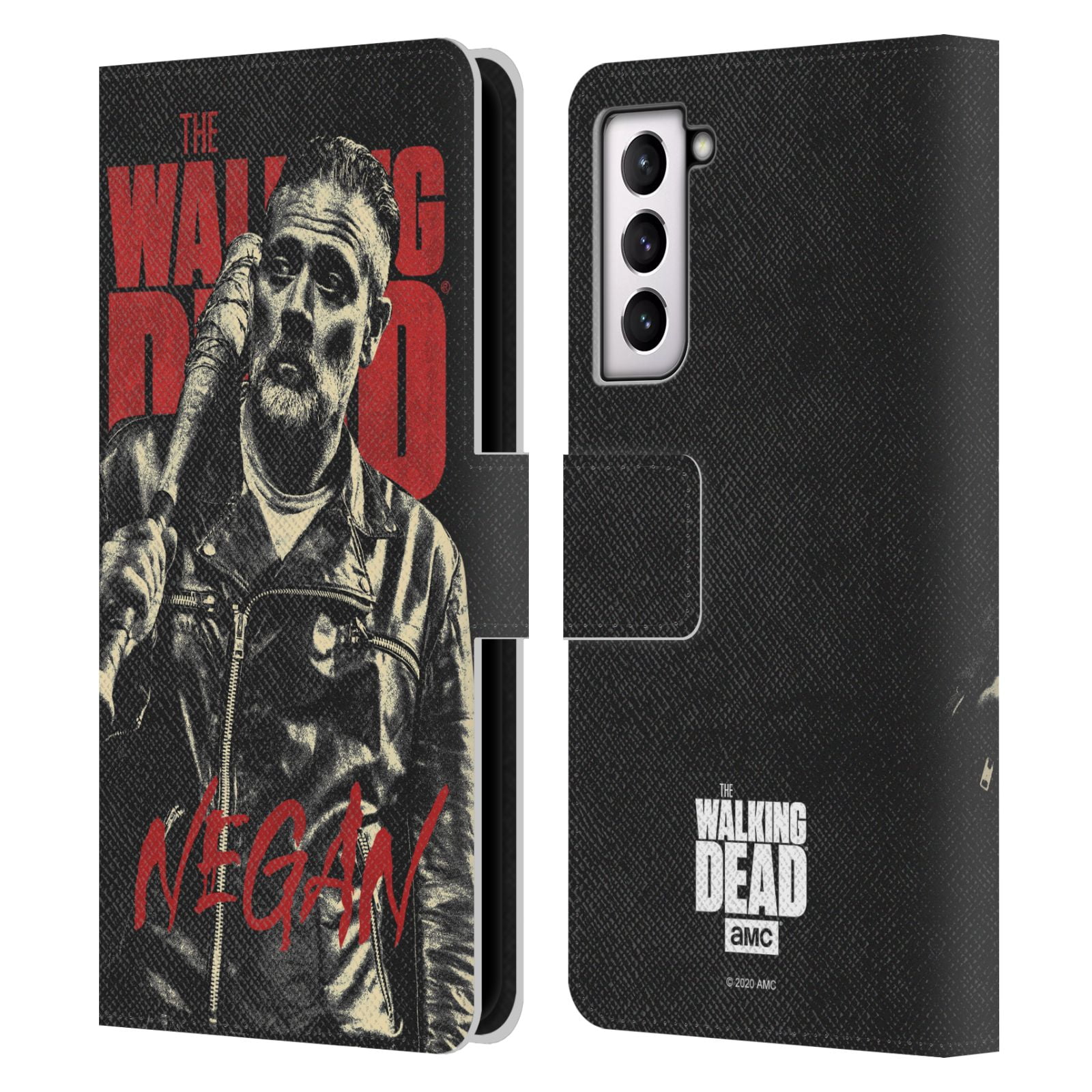 Head Case Designs Officially Licensed AMC The Walking Dead Season 10  Character Portraits Negan Leather Book Wallet Case Cover Compatible with  Samsung Galaxy S21 5G 