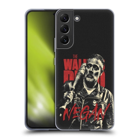 Head Case Designs Officially Licensed AMC The Walking Dead Season 10 Character Portraits Negan Soft Gel Case Compatible with Samsung Galaxy S22+ 5G