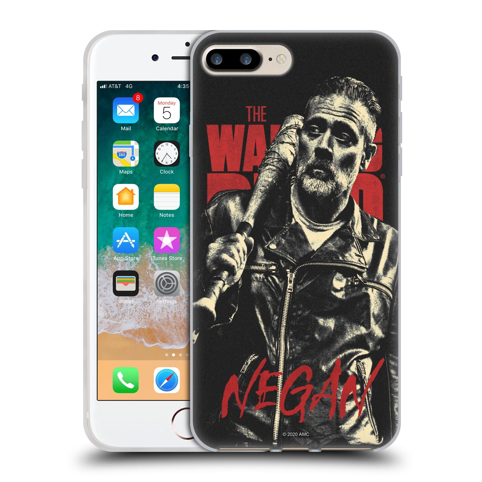 AMC THE WALKING DEAD SEASON 8 PORTRAITS GEL CASE FOR APPLE iPHONE PHONES