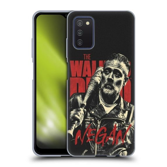 Head Case Designs Officially Licensed AMC The Walking Dead Season 10 Character Portraits Negan Soft Gel Case Compatible with Samsung Galaxy A03s (2021)