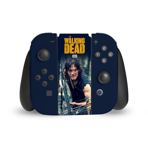 Head Case Designs Officially Licensed AMC The Walking Dead Daryl Dixon Graphics Daryl Lurk Vinyl Sticker Skin Decal Cover Compatible with Nintendo Switch Joy Controller