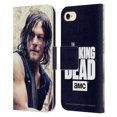 thumbnail image 1 of Head Case Designs Officially Licensed AMC The Walking Dead Daryl Dixon Half Body Leather Book Wallet Case Cover Compatible with Apple iPhone 7 / 8 / SE 2020 & 2022, 1 of 6