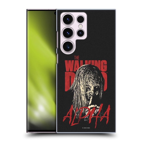 Head Case Designs Officially Licensed AMC The Walking Dead Season 10 Character Portraits Alpha Hard Back Case Compatible with Samsung Galaxy S23 Ultra 5G