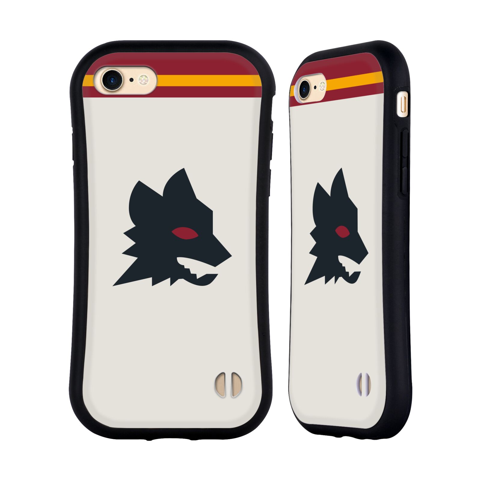 OFFICIAL AS ROMA 2022/23 CREST KIT HYBRID CASE FOR APPLE iPHONES PHONES