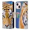 thumbnail image 1 of Head Case Designs Officially Licensed Aimee Stewart Animals Tiger Lily Leather Book Wallet Case Cover Compatible with Apple iPhone 13 Mini, 1 of 6