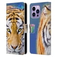 thumbnail image 1 of Head Case Designs Officially Licensed Aimee Stewart Animals Tiger Lily Leather Book Wallet Case Cover Compatible with Apple iPhone 14 Pro Max, 1 of 6