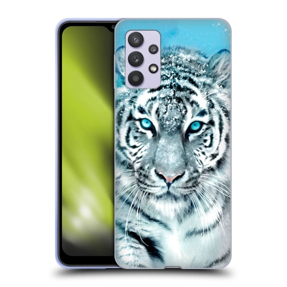 Head Case Designs Officially Licensed Aimee Stewart Animals White Tiger Soft Gel Case Compatible with Samsung Galaxy A32 5G / M32 5G (2021)