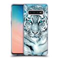 thumbnail image 1 of Head Case Designs Officially Licensed Aimee Stewart Animals White Tiger Soft Gel Case Compatible with Samsung Galaxy S10, 1 of 7