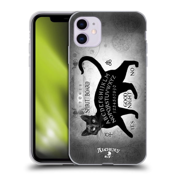 Head Case Designs Officially Licensed Alchemy Gothic Cats Black Cat Spirit Board Soft Gel Case Compatible with Apple iPhone 11