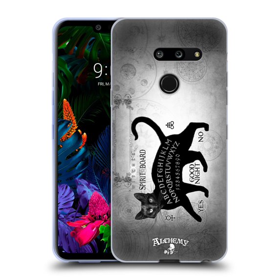 Head Case Designs Officially Licensed Alchemy Gothic Cats Black Cat Spirit Board Soft Gel Case Compatible with LG G8 ThinQ