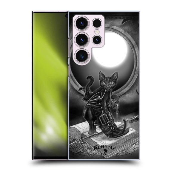 Head Case Designs Officially Licensed Alchemy Gothic Cats Midnight Mischief Hard Back Case Compatible with Samsung Galaxy S23 Ultra 5G