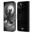 thumbnail image 1 of Head Case Designs Officially Licensed Alchemy Gothic Cats Midnight Mischief Leather Book Wallet Case Cover Compatible with Apple iPhone 15 Plus, 1 of 6
