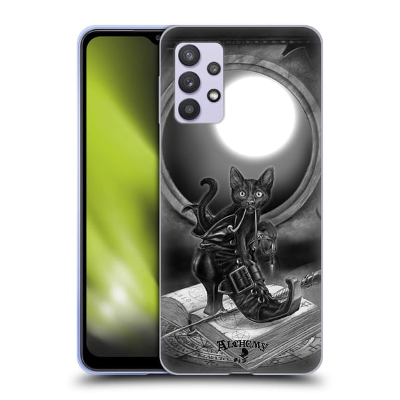 Head Case Designs Officially Licensed Alchemy Gothic Cats Midnight Mischief Soft Gel Case Compatible with Samsung Galaxy A32 5G / M32 5G (2021)
