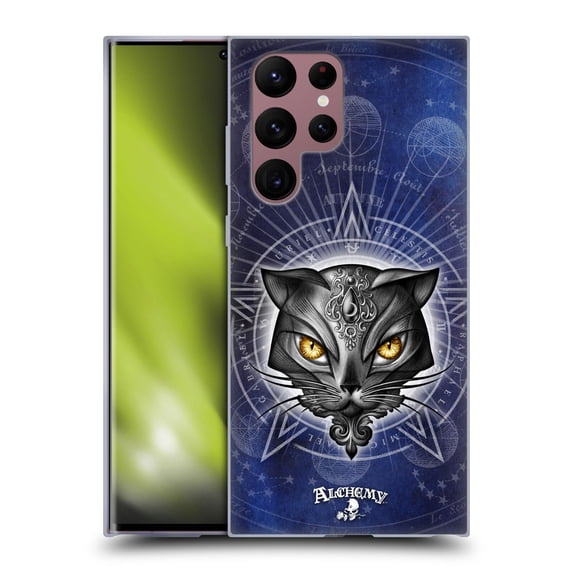 Head Case Designs Officially Licensed Alchemy Gothic Cats Star Of Ailouros Soft Gel Case Compatible with Samsung Galaxy S22 Ultra 5G