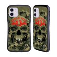 thumbnail image 1 of Head Case Designs Officially Licensed Alchemy Gothic Skull Camo Skull Hybrid Case Compatible with Apple iPhone 11, 1 of 7
