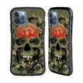 thumbnail image 1 of Head Case Designs Officially Licensed Alchemy Gothic Skull Camo Skull Hybrid Case Compatible with Apple iPhone 12 / iPhone 12 Pro, 1 of 7