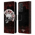 thumbnail image 1 of Head Case Designs Officially Licensed Alchemy Gothic Skull And Cards Aces Of Anarchy Leather Book Wallet Case Cover Compatible with Samsung Galaxy A52 / A52s / 5G (2021), 1 of 6
