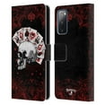 thumbnail image 1 of Head Case Designs Officially Licensed Alchemy Gothic Skull And Cards Aces Of Anarchy Leather Book Wallet Case Cover Compatible with Samsung Galaxy S20 FE / 5G, 1 of 6