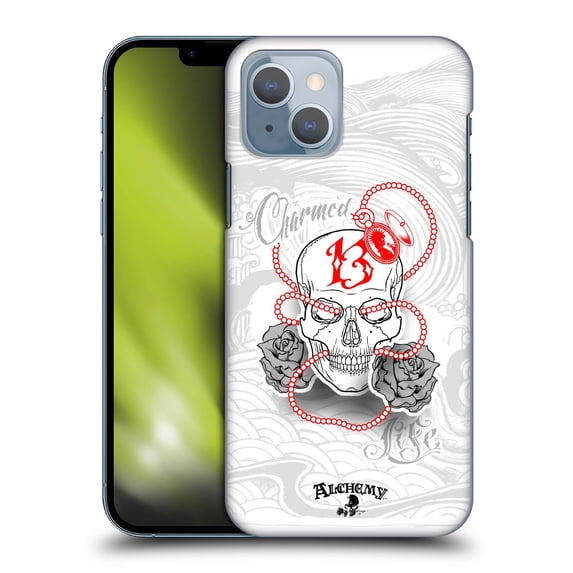Head Case Designs Officially Licensed Alchemy Gothic Skull Charmed Life Locket Hard Back Case Compatible with Apple iPhone 14