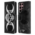 thumbnail image 1 of Head Case Designs Officially Licensed Alchemy Gothic Skull Dark Goddess Moon Leather Book Wallet Case Cover Compatible with Samsung Galaxy S22 Ultra 5G, 1 of 6