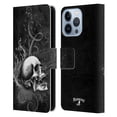 thumbnail image 1 of Head Case Designs Officially Licensed Alchemy Gothic Skull De Profundis Leather Book Wallet Case Cover Compatible with Apple iPhone 13 Pro, 1 of 6
