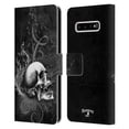 thumbnail image 1 of Head Case Designs Officially Licensed Alchemy Gothic Skull De Profundis Leather Book Wallet Case Cover Compatible with Samsung Galaxy S10+ / S10 Plus, 1 of 6