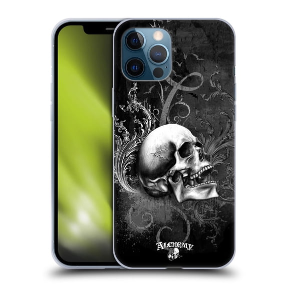 Head Case Designs Officially Licensed Alchemy Gothic Skull De Profundis Soft Gel Case Compatible with Apple iPhone 12 Pro Max
