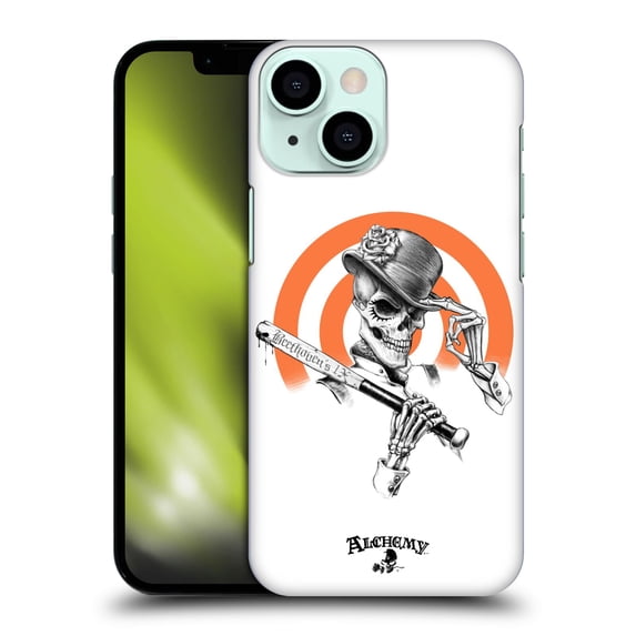Head Case Designs Officially Licensed Alchemy Gothic Skull Dead Droog Hard Back Case Compatible with Apple iPhone 13 Mini