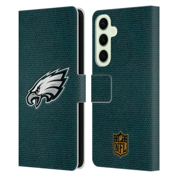 Head Case Designs NFL Philadelphia Eagles Logo Football Leather Book Wallet Case Cover For Samsung Galaxy S25+