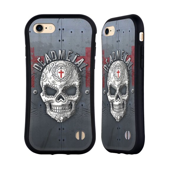 Head Case Designs Officially Licensed Alchemy Gothic Skull Dead Metal Hybrid Case Compatible with Apple iPhone 7 / 8 / SE 2020 & 2022