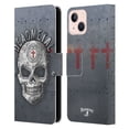 thumbnail image 1 of Head Case Designs Officially Licensed Alchemy Gothic Skull Dead Metal Leather Book Wallet Case Cover Compatible with Apple iPhone 13, 1 of 6