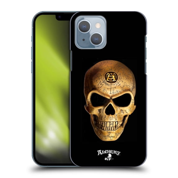 Head Case Designs Officially Licensed Alchemy Gothic Skull Omega Hard Back Case Compatible with Apple iPhone 14